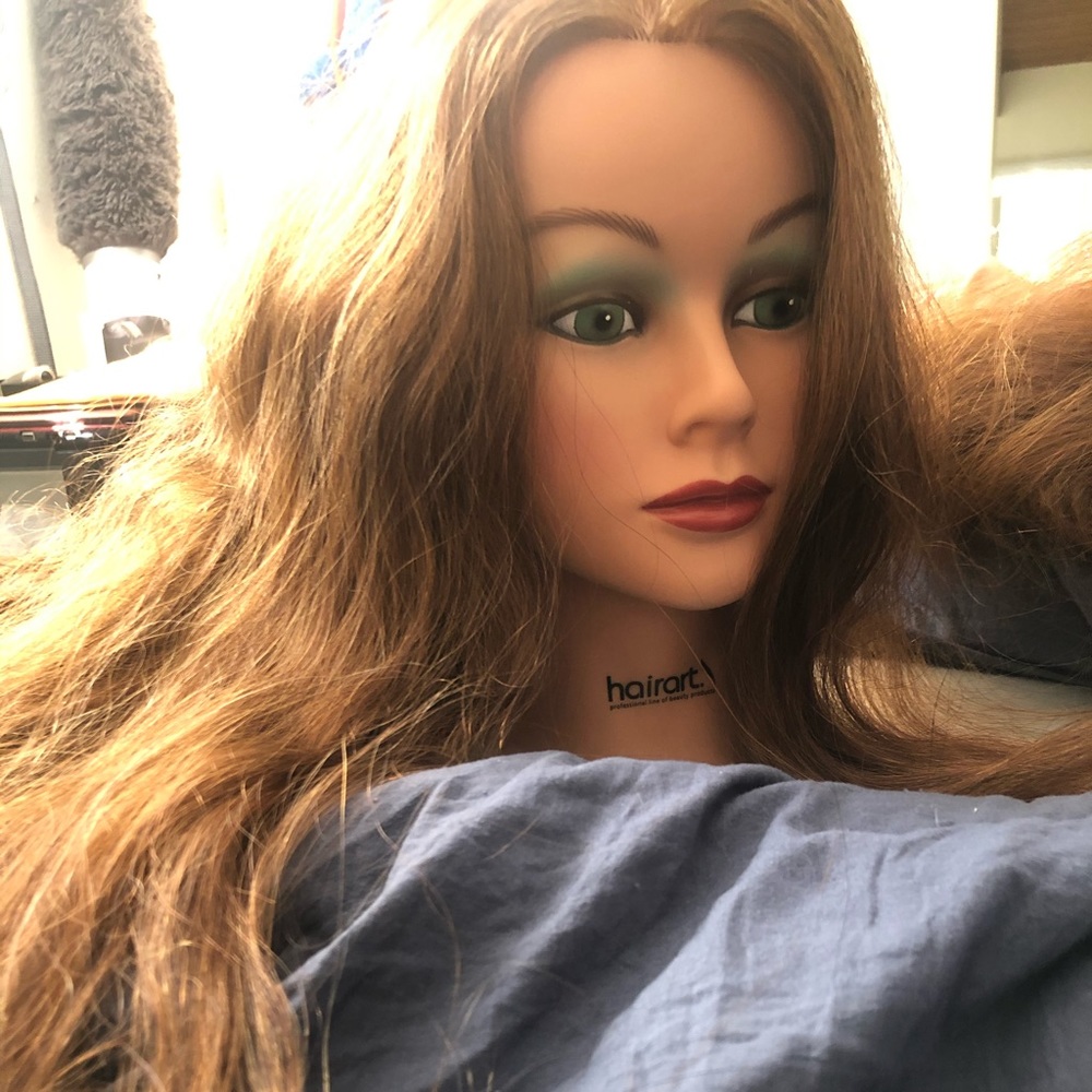 100% Human Hair Hair Art Linda Mannequin